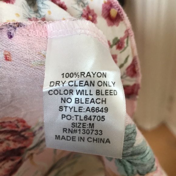 NWT Umgee size Medium sun dress pink florals multi pattern patchwork cute Summer - Picture 7 of 13